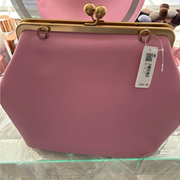 NWT Coach Large Kisslock pink bag rare no longer available in store! - Picture 1 of 8